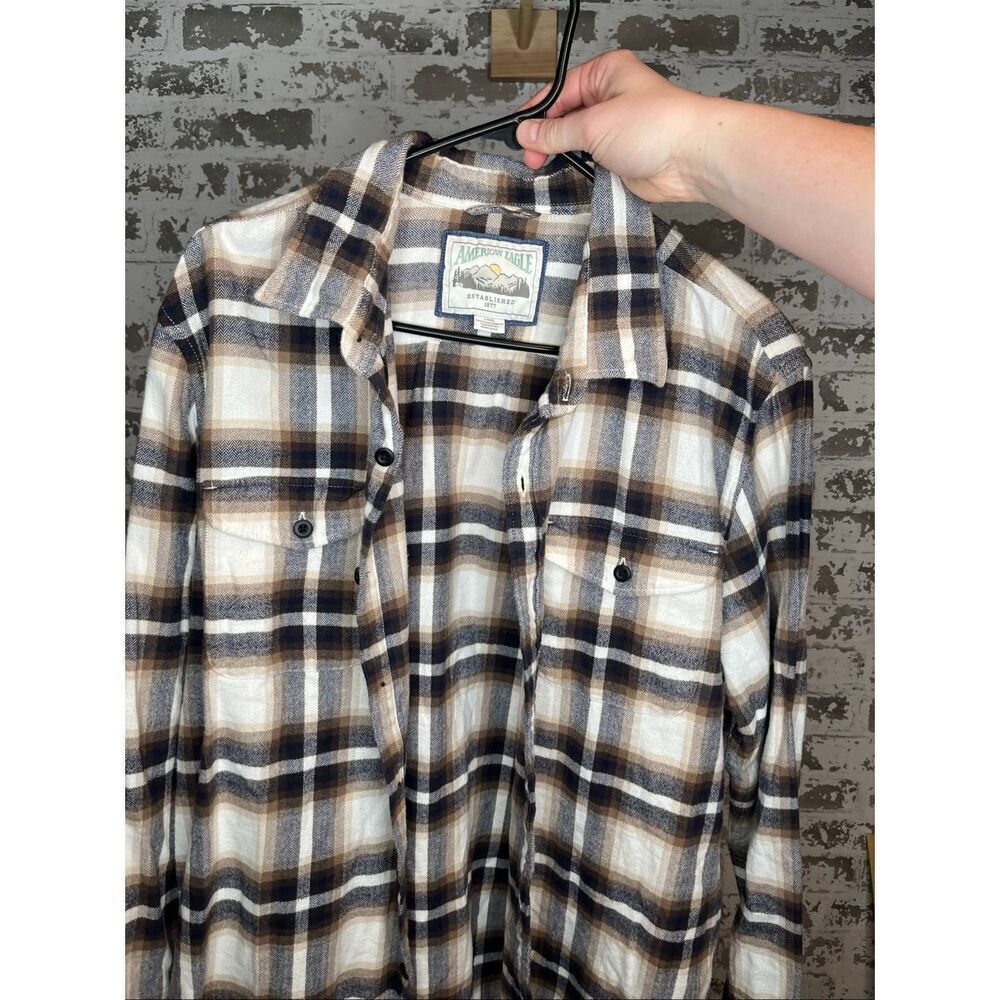 American Eagle | mens plaid button down